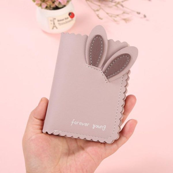 card holders women vertical mini ears billfold wallet holder short design leather purse girls clutch money bag handbag, Brown;gray
card holders women vertical mini ears billfold wallet holder short design leather purse girls clutch money bag handbag, Brown;gray