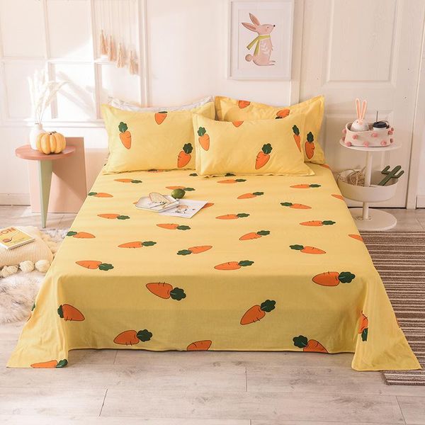 sheets & sets 100% cotton carrot print flat sheet for children adults single double bed bedsheets (no case) xf730-7
sheets & sets 100% cotton carrot print flat sheet for children adults single double bed bedsheets (no case) xf730-7