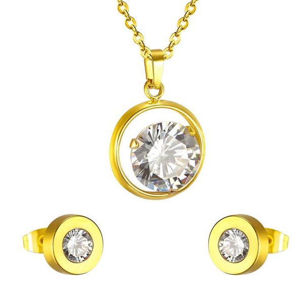 earrings & necklace luxukisskids women wedding zircon dubai bridal african jewelry set round sets crystal jewellery, Silver
earrings & necklace luxukisskids women wedding zircon dubai bridal african jewelry set round sets crystal jewellery, Silver
