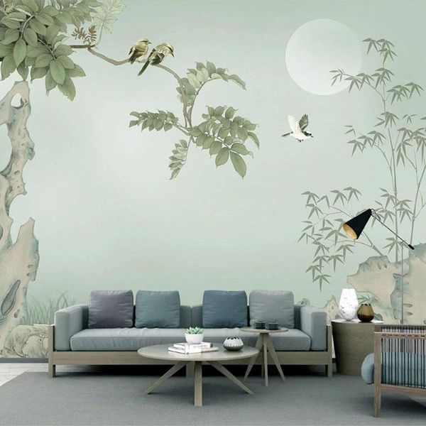 wallpapers custom po wallpaper chinese style hand painted stone bamboo leaves bird mural beautiful background wall painting home decor
wallpapers custom po wallpaper chinese style hand painted stone bamboo leaves bird mural beautiful background wall painting home decor