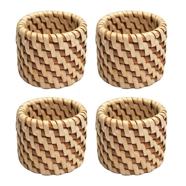 napkin rings 2pcs handmade braided rattan buckles natural for dining table holder holiday party decorations
napkin rings 2pcs handmade braided rattan buckles natural for dining table holder holiday party decorations