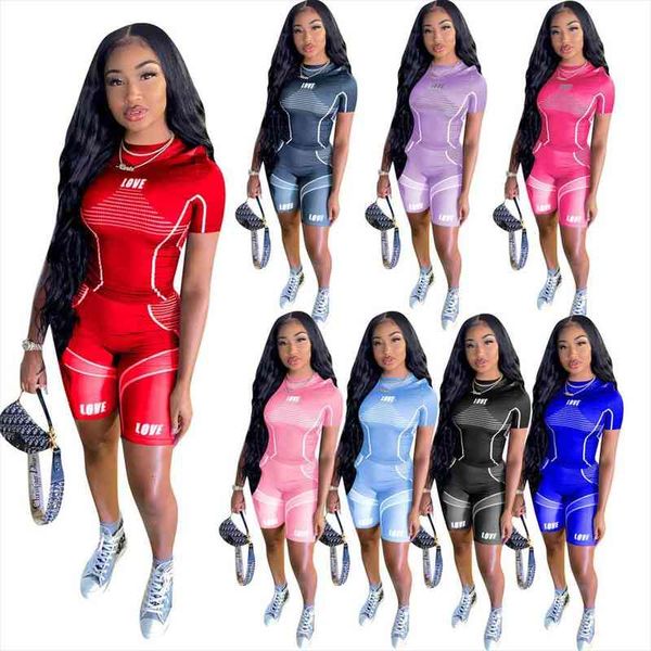 love letter printed workout two piece outfits for women short sleeve bandage t-shirts and sporty jogger short pant activewear, Gray
love letter printed workout two piece outfits for women short sleeve bandage t-shirts and sporty jogger short pant activewear, Gray