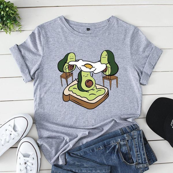 100%cotton breathable sweat kawaii cartoon cute avocado short sleeve t-shirt graphic female tee summer women t-shirts, White
100%cotton breathable sweat kawaii cartoon cute avocado short sleeve t-shirt graphic female tee summer women t-shirts, White