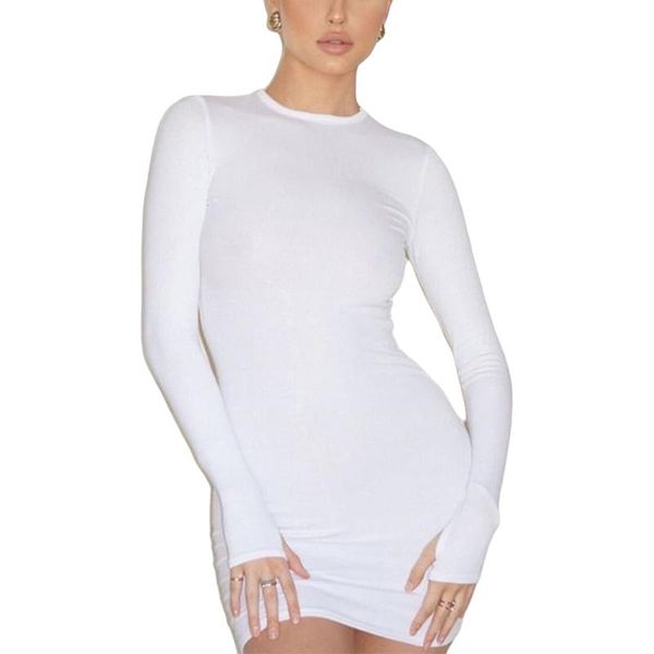 casual dresses fashion women ladies bodycon long sleeve dress female crew neck stretch mini club with thumb holes, Black;gray
casual dresses fashion women ladies bodycon long sleeve dress female crew neck stretch mini club with thumb holes, Black;gray