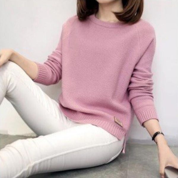 women's sweaters women solid pullovers autumn winter casual knitted sweater long sleeve pull femme pullover female, White;black
women's sweaters women solid pullovers autumn winter casual knitted sweater long sleeve pull femme pullover female, White;black