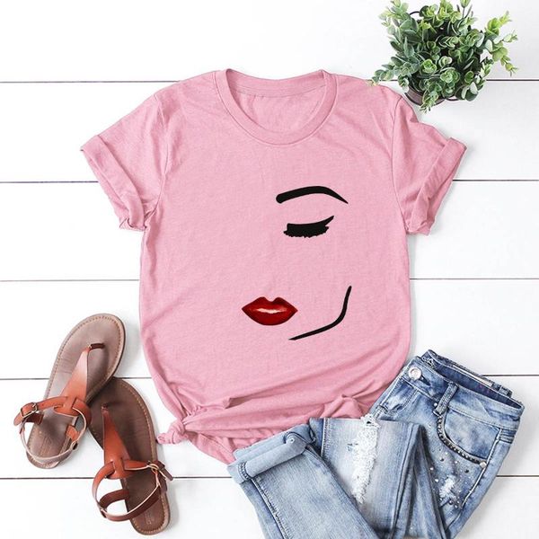 women's t-shirt women t-shirts 100% cotton graphic tees plus size short sleeve female abstract human face printed shirt tee casual clo, White
women's t-shirt women t-shirts 100% cotton graphic tees plus size short sleeve female abstract human face printed shirt tee casual clo, White