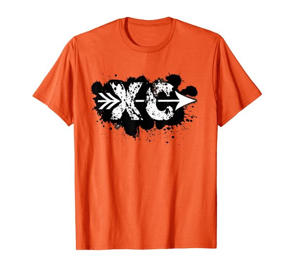 grunge dirty cross country running t-shirt, White;black 
grunge dirty cross country running t-shirt, White;black