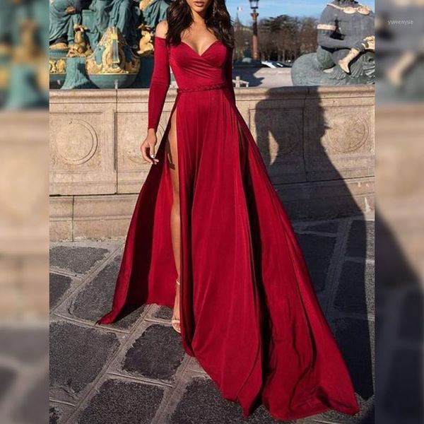 casual dresses 2021 style v-neck autumn elegant ladies party dress one-shoulder long-sleeved big swing, Black;gray
casual dresses 2021 style v-neck autumn elegant ladies party dress one-shoulder long-sleeved big swing, Black;gray