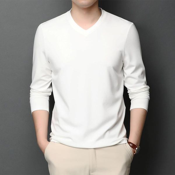 men's t-shirts v-neck long-sleeved t shirts men 2021 spring autumn tees male fashion shirt jke620, White;black
men's t-shirts v-neck long-sleeved t shirts men 2021 spring autumn tees male fashion shirt jke620, White;black