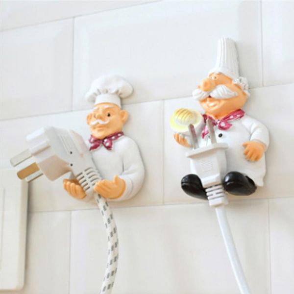 hooks & rails cartoon power cord storage rack chef plug hook creative cute viscose bracket
hooks & rails cartoon power cord storage rack chef plug hook creative cute viscose bracket
