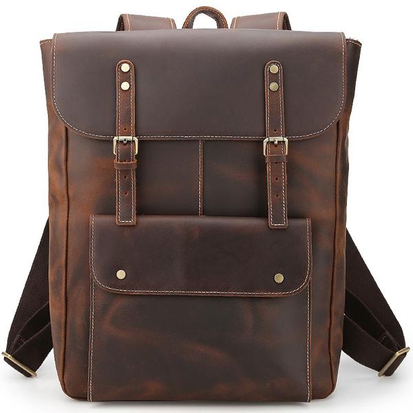 backpack 17 inch lapbag brown 2021 men's backpacks genuine leather travel vintage large capacity school back pack bags
backpack 17 inch lapbag brown 2021 men's backpacks genuine leather travel vintage large capacity school back pack bags