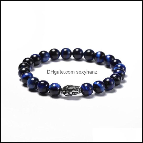 men bracelet natural blue tiger eye stone bead tibetan buddha chakra diffuser bracelets jewelry gift beaded, strands drop delivery 2021 lfss, Black
men bracelet natural blue tiger eye stone bead tibetan buddha chakra diffuser bracelets jewelry gift beaded, strands drop delivery 2021 lfss, Black