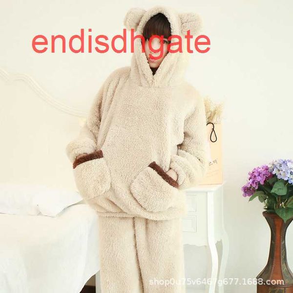 long winter pajamas sleeve flannel women housewear spring and autumn net red two piece suit coral velvet trend, Black;white
long winter pajamas sleeve flannel women housewear spring and autumn net red two piece suit coral velvet trend, Black;white