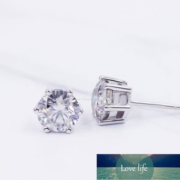 tianyu gems classic silver stud earrings moissanite diamonds 5.0/5.5/6.5mm round stones women earrings fine jewelry accessories factory pric, Golden;silver
tianyu gems classic silver stud earrings moissanite diamonds 5.0/5.5/6.5mm round stones women earrings fine jewelry accessories factory pric, Golden;silver