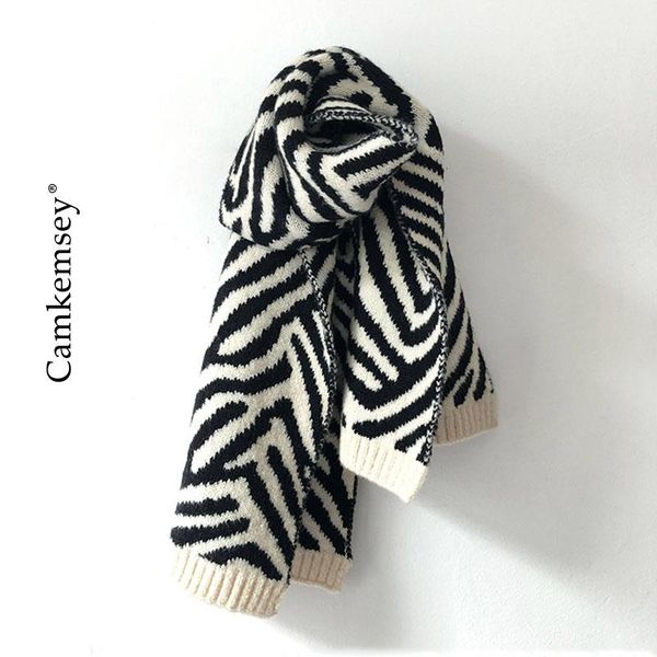 scarves women winter imitation cashmere korean retro zebra stripe jacquard soft knitted scarf 98*30cm, Blue;gray
scarves women winter imitation cashmere korean retro zebra stripe jacquard soft knitted scarf 98*30cm, Blue;gray