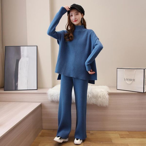 women's two piece pants autumn female elegant thick three sweater set high neck waistcoat + round knitted straight, White
women's two piece pants autumn female elegant thick three sweater set high neck waistcoat + round knitted straight, White