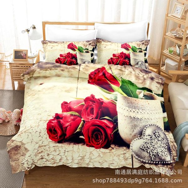 bedding sets valentine's day rose 3d print set flowers pattern single double quilt duvet cover pillowcase lovers couple gift
bedding sets valentine's day rose 3d print set flowers pattern single double quilt duvet cover pillowcase lovers couple gift
