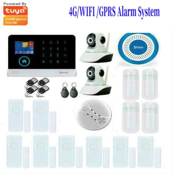alarm systems tuya app control wireless wifi 4g network home security burglar sim video ip camera smoke fire sensor detector
alarm systems tuya app control wireless wifi 4g network home security burglar sim video ip camera smoke fire sensor detector