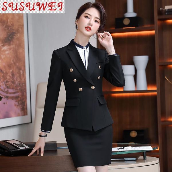 fenamel business wear office suit skirt two-piece autumn and winter casual long-sleeved ladies jacket slim two piece dress, White
fenamel business wear office suit skirt two-piece autumn and winter casual long-sleeved ladies jacket slim two piece dress, White