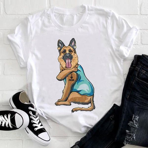 women short sleeve dog mom fashion cute cartoon animal 90s printing clothes ladies graphic print tee tshirt female t-shirt, White
women short sleeve dog mom fashion cute cartoon animal 90s printing clothes ladies graphic print tee tshirt female t-shirt, White