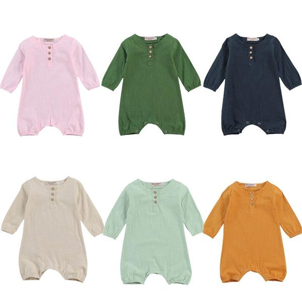 jumpsuits 0-24m born baby boy girl long sleeve solid color loose cotton romper jumpsuit clothes, Blue
jumpsuits 0-24m born baby boy girl long sleeve solid color loose cotton romper jumpsuit clothes, Blue