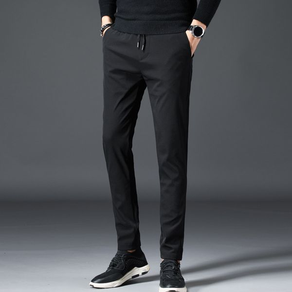 2021 new spring summer trousers comfortable elastic in the waistline of black men long, casual korean fashion pants xu3q
2021 new spring summer trousers comfortable elastic in the waistline of black men long, casual korean fashion pants xu3q