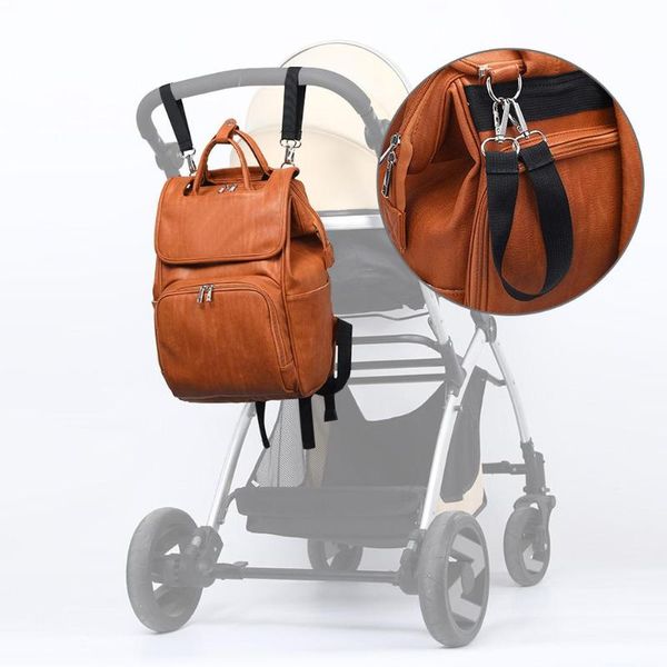 diaper bags leisure maternity bag pu leather backpacks high-quality convenient high-capacity baby changing pad stroller rucksack
diaper bags leisure maternity bag pu leather backpacks high-quality convenient high-capacity baby changing pad stroller rucksack