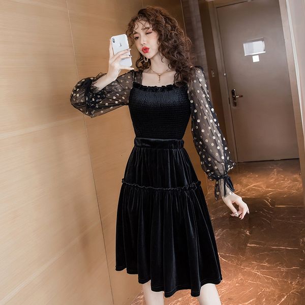 new arrival temperament perspective patchwork shirt and mini a-line dress fashion work style women set fi9n, Black
new arrival temperament perspective patchwork shirt and mini a-line dress fashion work style women set fi9n, Black