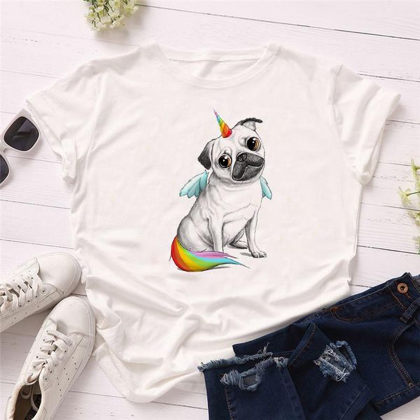 summer women short sleeve t shirts kawaii dog print harajuku girls tshirts ladies graphic t-shirts for women clothes, White
summer women short sleeve t shirts kawaii dog print harajuku girls tshirts ladies graphic t-shirts for women clothes, White