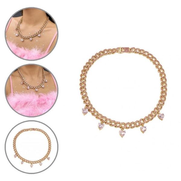 chokers jewelry attractive long lasting vintage necklace wear-resistant women cuban chain for party, Golden;silver
chokers jewelry attractive long lasting vintage necklace wear-resistant women cuban chain for party, Golden;silver
