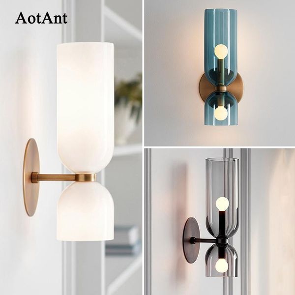 aotant wall lamps modern simple bedroom bedside glasscorridor living room background wall study art designer lamp
aotant wall lamps modern simple bedroom bedside glasscorridor living room background wall study art designer lamp