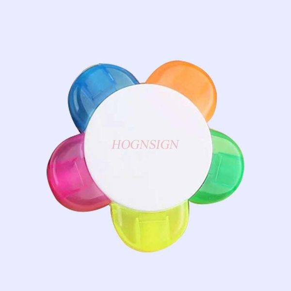 highlighters five-color flower highlighter marker rough strokes focus small fresh, Black;red
highlighters five-color flower highlighter marker rough strokes focus small fresh, Black;red