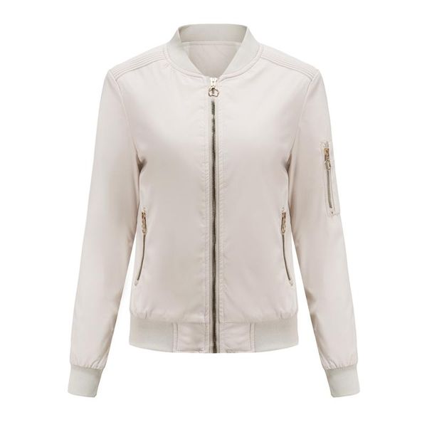 women's jackets spring jacket bomber motorcycle zipper up long sleeve cardigan stand round collar slim fit outerwear coat cloth, Black;brown
women's jackets spring jacket bomber motorcycle zipper up long sleeve cardigan stand round collar slim fit outerwear coat cloth, Black;brown