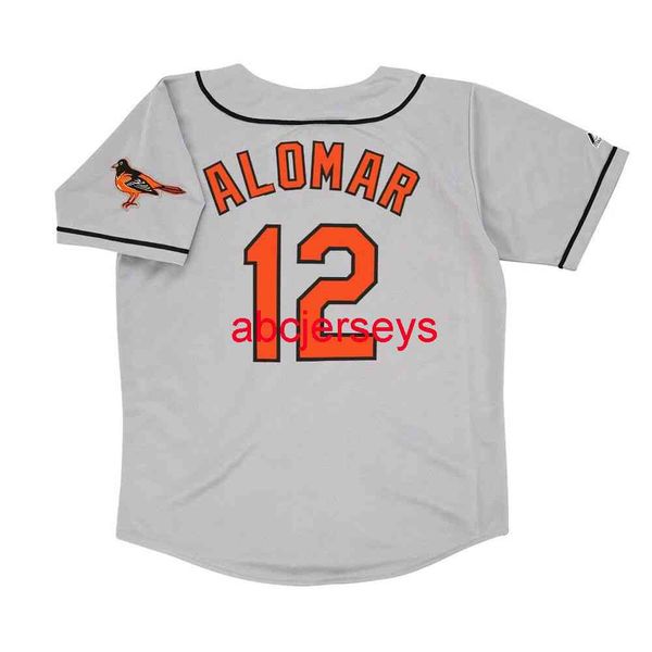 stitched custom roberto alomar 1996 road grey jersey w/ team patch add name number baseball jersey, Black
stitched custom roberto alomar 1996 road grey jersey w/ team patch add name number baseball jersey, Black