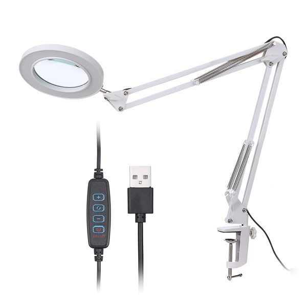 2021 new folding professional 8x table magnifying led lamp reading light with three dark modes usb power supply 8k42
2021 new folding professional 8x table magnifying led lamp reading light with three dark modes usb power supply 8k42