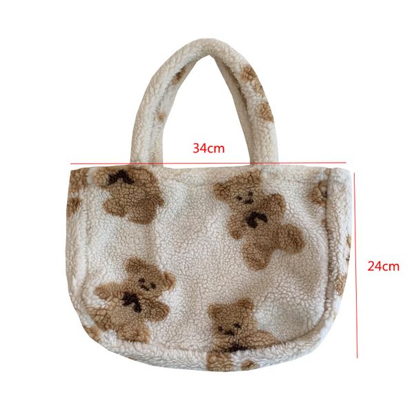 womens bear lamb like fabric soft casual tote bags for women 2021 animal prints handbags girl handle bag sac a main female
womens bear lamb like fabric soft casual tote bags for women 2021 animal prints handbags girl handle bag sac a main female