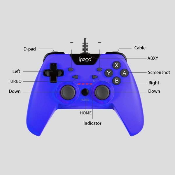 game controllers & joysticks ipega pg-sw012 gamepad wired controller dual-vibration turbo 3-meter cable compatible with n-switch/ps3/android
game controllers & joysticks ipega pg-sw012 gamepad wired controller dual-vibration turbo 3-meter cable compatible with n-switch/ps3/android