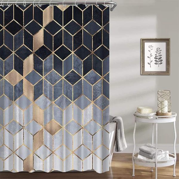 shower curtains geometric printed curtain for bathroom with hook 3d marble pattern hexagons waterproof polyester fabric
shower curtains geometric printed curtain for bathroom with hook 3d marble pattern hexagons waterproof polyester fabric