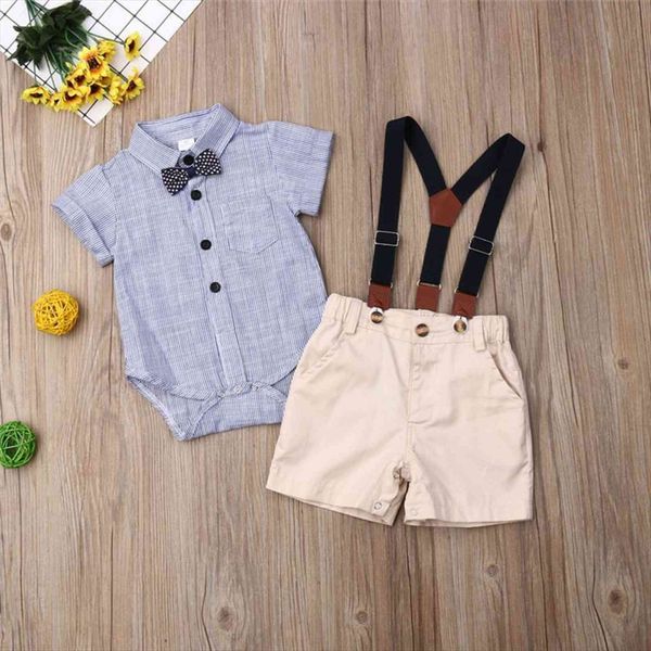 newborn baby boy clothes short sleeve striped bow tie romper suspender shorts overalls 2pcs summer clothing set, White
newborn baby boy clothes short sleeve striped bow tie romper suspender shorts overalls 2pcs summer clothing set, White