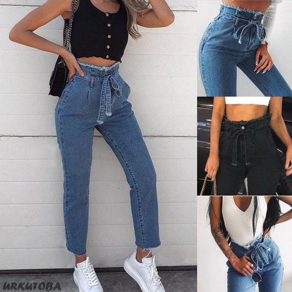 women's pants & capris 2021 ladies high waist solid autumn women casual spring blue black drawstring stretch trousers, Black;white
women's pants & capris 2021 ladies high waist solid autumn women casual spring blue black drawstring stretch trousers, Black;white