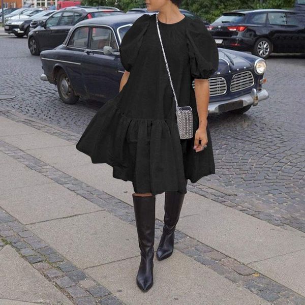 new women 2021 bohemian 3/4 sleeve solid color es robe femme casual short vestidos plus size s-5xl qhqq, Black;gray
new women 2021 bohemian 3/4 sleeve solid color es robe femme casual short vestidos plus size s-5xl qhqq, Black;gray
