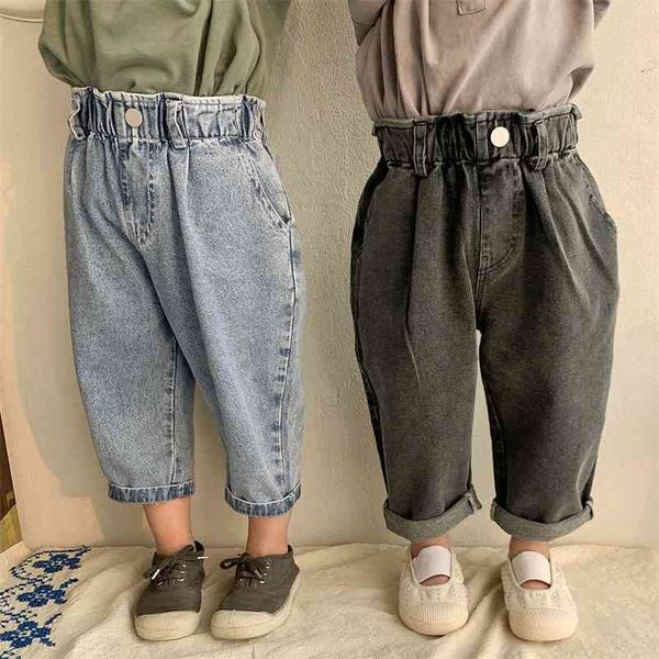 kids loose high waist jeans boys and girls wide leg all-match denim pants 210708, Blue
kids loose high waist jeans boys and girls wide leg all-match denim pants 210708, Blue