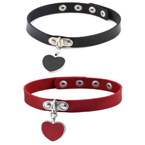 chokers black red heart pendant choker necklaces for women trendy goth vintage charm pu leather collar festival jewelry, Golden;silver
chokers black red heart pendant choker necklaces for women trendy goth vintage charm pu leather collar festival jewelry, Golden;silver