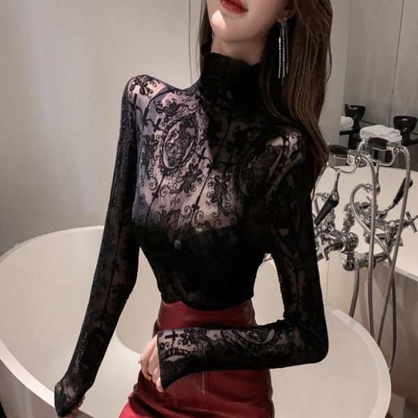 women's blouses & shirts female elegant lace blouse, long sleeve shirt for woman, elegant, casual, spring, summer and autumn ajx0, White
women's blouses & shirts female elegant lace blouse, long sleeve shirt for woman, elegant, casual, spring, summer and autumn ajx0, White