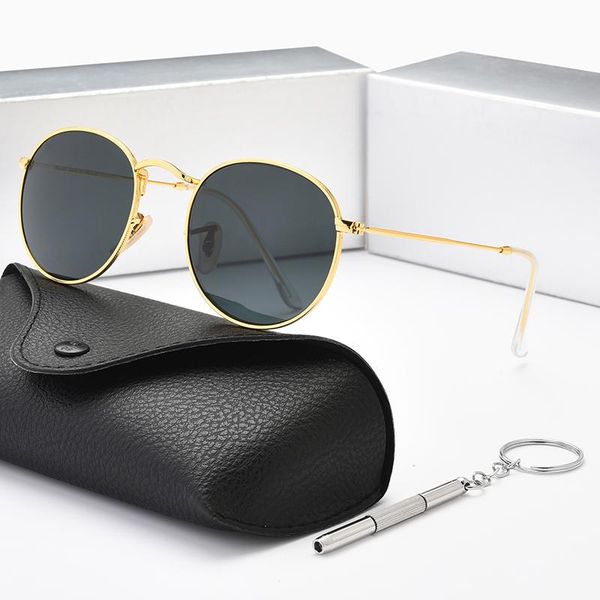 sunglasses 2021 luxury women round retro metal gold black brown classic designer sun glasses fashion polarized men, White;black
sunglasses 2021 luxury women round retro metal gold black brown classic designer sun glasses fashion polarized men, White;black