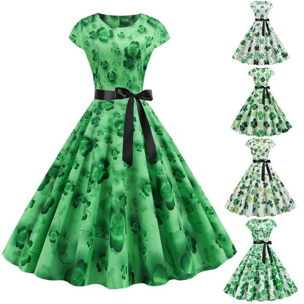 casual dresses 2021 fashion dress women st. patrick's day retro o-neck printed short-sleeve big swing for party classy vestido, Black;gray
casual dresses 2021 fashion dress women st. patrick's day retro o-neck printed short-sleeve big swing for party classy vestido, Black;gray
