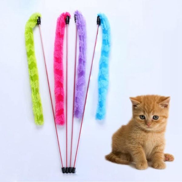 cat toys 1pcs toy pet plush wand interactive long pendant teaser stick kitten play for cats random color
cat toys 1pcs toy pet plush wand interactive long pendant teaser stick kitten play for cats random color