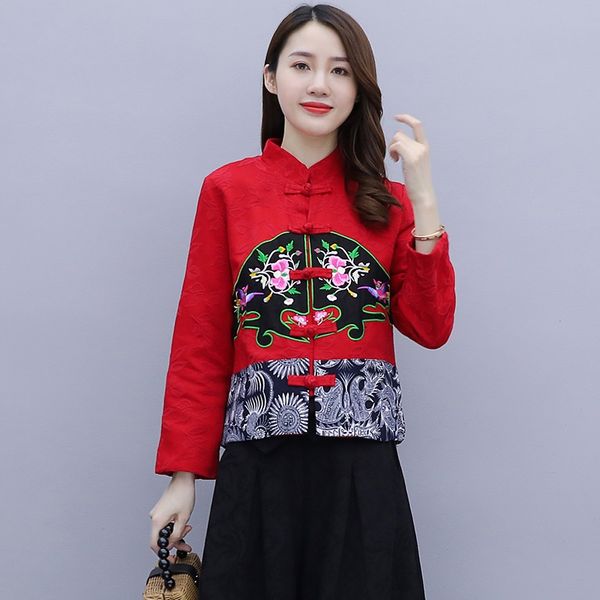 traditional chinese style flower fashion women female vintage elegant tang suit linen clothes slim short ethnic jacket 11566, Red
traditional chinese style flower fashion women female vintage elegant tang suit linen clothes slim short ethnic jacket 11566, Red