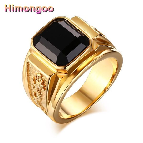 wedding rings himongoo vintage gold mens stainless steel ring black crystal stone fashion jewelry, Slivery;golden
wedding rings himongoo vintage gold mens stainless steel ring black crystal stone fashion jewelry, Slivery;golden