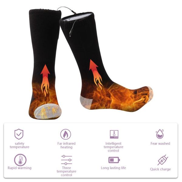 sports socks heated rechargeable anti-cold winter warm thermal stockings outdoor skiing cycling equipment accessories, Black
sports socks heated rechargeable anti-cold winter warm thermal stockings outdoor skiing cycling equipment accessories, Black